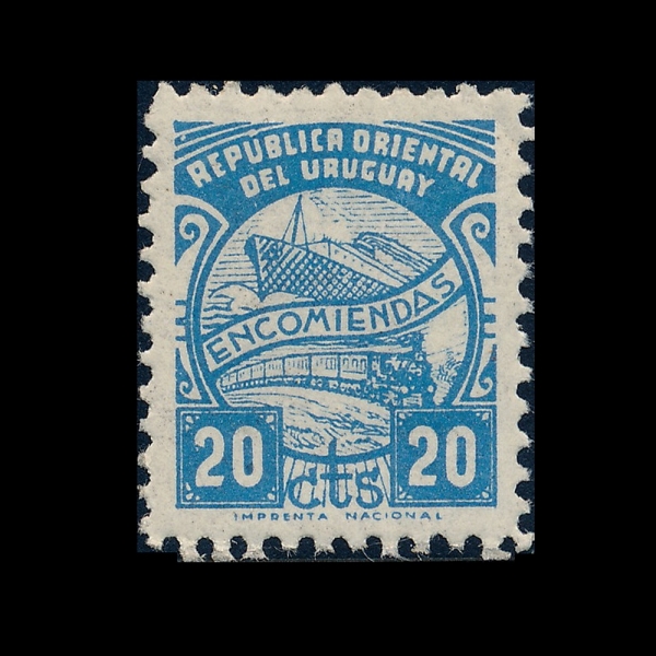 URUGUAY(������)-#Q47-20c-SHIP AND TRAIN(����, ����)-1938��
