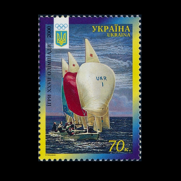 UKRAINE(��ũ���̳�)-#388-70k-YACHTING(����)-2000.6.26��