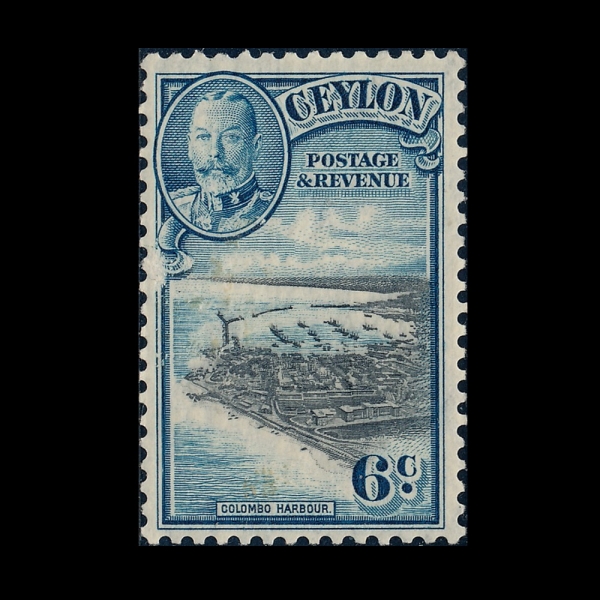 CEYLON(�Ƿ�)-#266-6c-COLOMBO HARBOR(�ݷҺ� �ױ�)-1936.1.1��