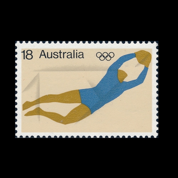 AUSTRALIA(����Ʈ���ϸ���)-#637-18c-21ST OLYMPIC GAMES, MONTREAL AND SOCCER GOALKEEPER(1976�� �ϰ� �ø���, �౸ ��Ű��)-1976.7.14��