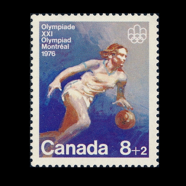 CANADA(ĳ����)-#B10-8+2c-21ST OLYMPIC GAMES, MOMTREAL AND BASKETBALL(1976�� �ϰ� �ø���, ��)-1976.1.7��
