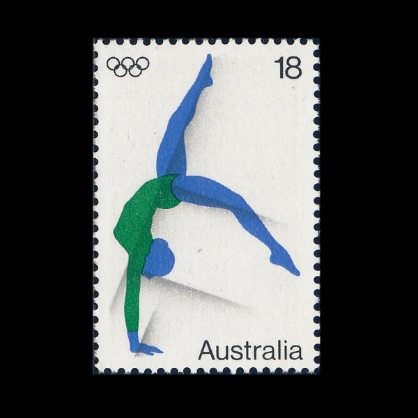 AUSTRALIA(����Ʈ���ϸ���)-#638-18c-21ST OLYMPIC GAMES, MONTREAL AND WOMAN GYMNAST(1976�� �ϰ� �ø���, ���� ü��)-1976.7.14��