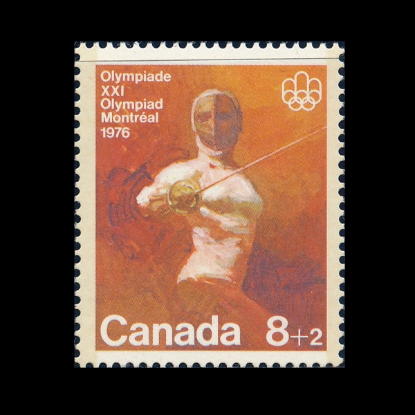 CANADA(ĳ����)-#B7-8+2c-21ST OLYMPIC GAMES, MOMTREAL AND FENCING(1976�� �ϰ� �ø���, ���)-1975.8.6��