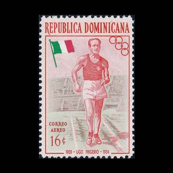 DOMINICA REPUBLIC(���̴�ī ��ȭ��)-#C98-16c-16TH OLYMPIC GAMES, MELBOURNE AND MILDRED DIDRIKSON(1956�� �ϰ� �ø���, �е巹�� ��帯��)-1957.1.24��