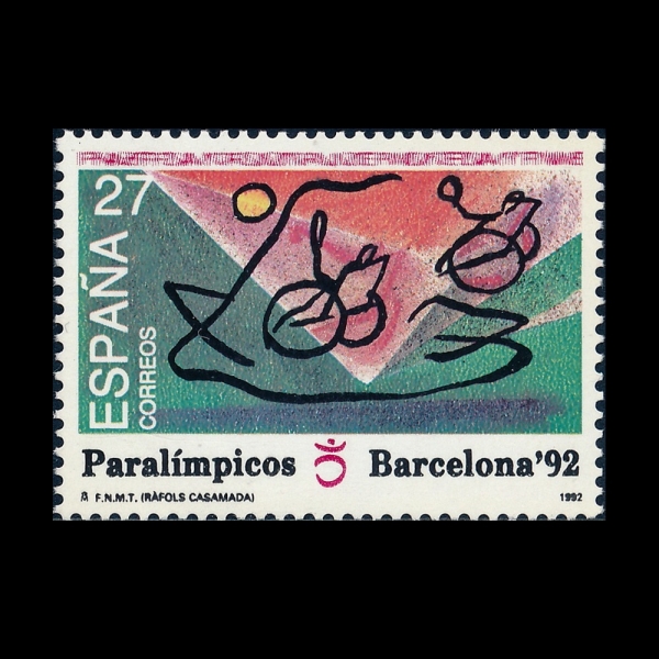 SPAIN(������)-#2674-27p-1992 PARALYMPICS, BARCELONA(1992�� �ϰ� �з�����)-1992.4.22��