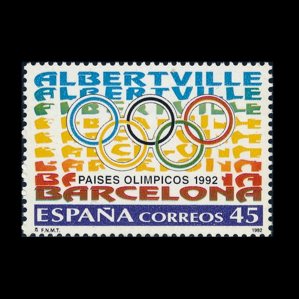 SPAIN(������)-#2683-45p-25TH WINTER AND SUMMER OLYMPIC GAMES, BARCELONA(1992�� ��.�ϰ� �ø���)-1992.7.20��