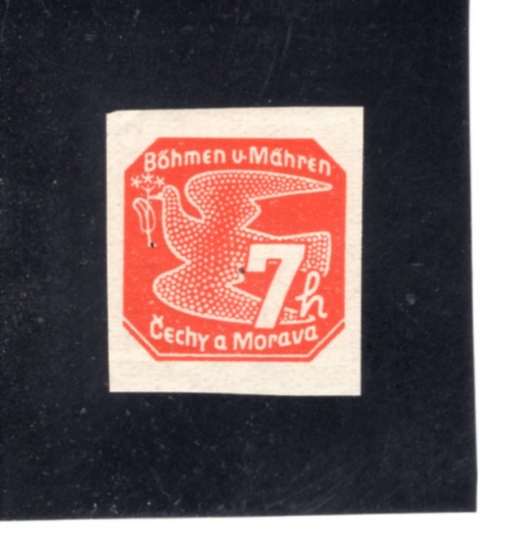 CZECHOSLOVAKIA-BOHEMIA AND MORAVIA(����̾ƿ� ����� ��ȣ��)-#P3-7h-CARRIER PIGEON(������ѱ�)-1939��