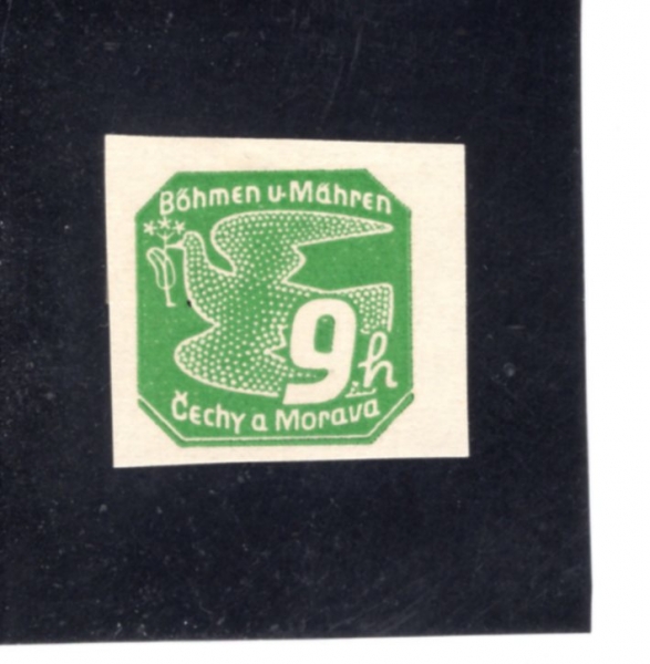 CZECHOSLOVAKIA-BOHEMIA AND MORAVIA(����̾ƿ� ����� ��ȣ��)-#P4-9h-CARRIER PIGEON(������ѱ�)-1939��
