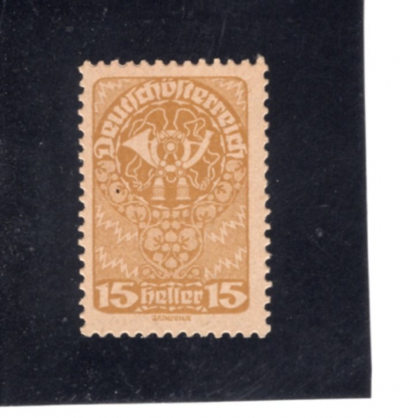AUSTRIA(����Ʈ����)-#207-15h-POST HORN AND LION(����Ʈ ȥ, ����)-1920��