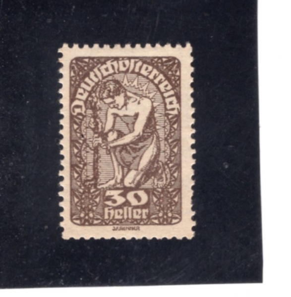 AUSTRIA(����Ʈ����)-#211-30h-ALLEGORY OF NEW REPUBLIC(����Ʈ���� �Ű�ȭ���� ��ȭ)-1919��