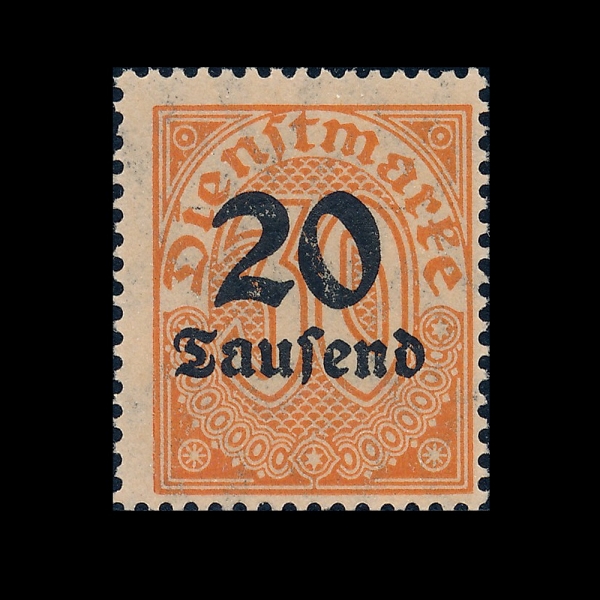 GERMANY(����)-#246-20th m on 25m-TRAVELING STAMP(����� ��ǥ)-1923��
