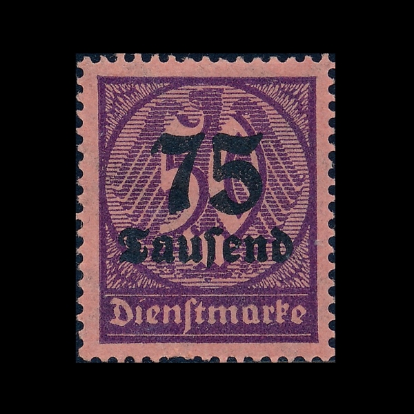 GERMANY(����)-#250-75th m on 300m-TRAVELING STAMP(����� ��ǥ)-1923��