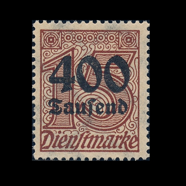 GERMANY(����)-#273-400th m on 15pf-TRAVELING STAMP(����� ��ǥ)-1923��