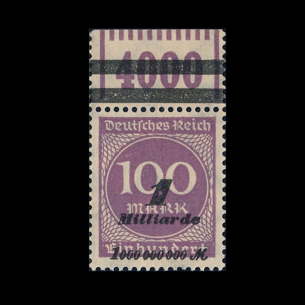 GERMANY(����)-#310-1mird m on 100m-TRAVELING STAMP(����� ��ǥ)-1923��