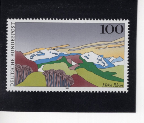 GERMANY(����)-#1795-100pf-RHON MOUNTAINS(�� ���)-1993.7.15��