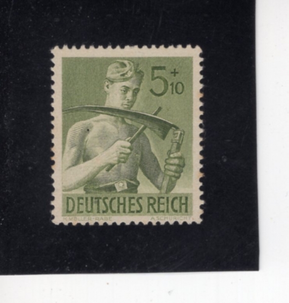 GERMANY(����)-#B238-5+10pf-REICH LABOR SERVICE CORPSMEN(���� �뵿 ����)-1943.6.26��