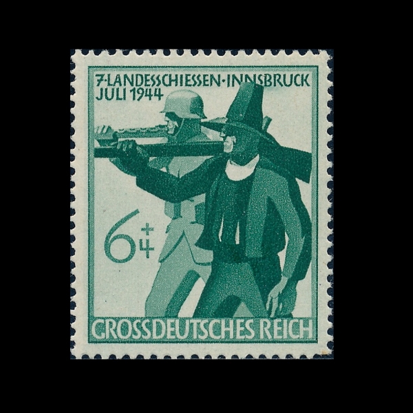 GERMANY(����)-#B278-6+4pf-SOLDIER AND TIROLESE RIFLEMAN(����, Ƽ�� ���Ѽ�)-1944.7��