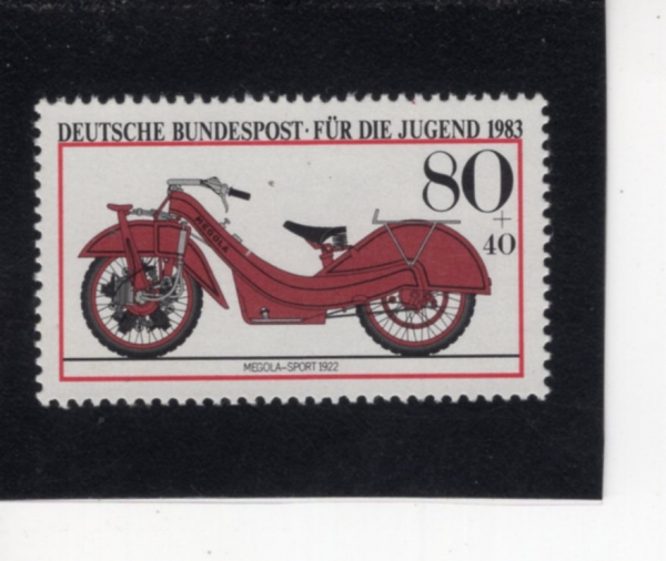 GERMANY(����)-#B607-80+40pf-MEGOLA-SPORT, 1922(�ް��)-1983.4.12��