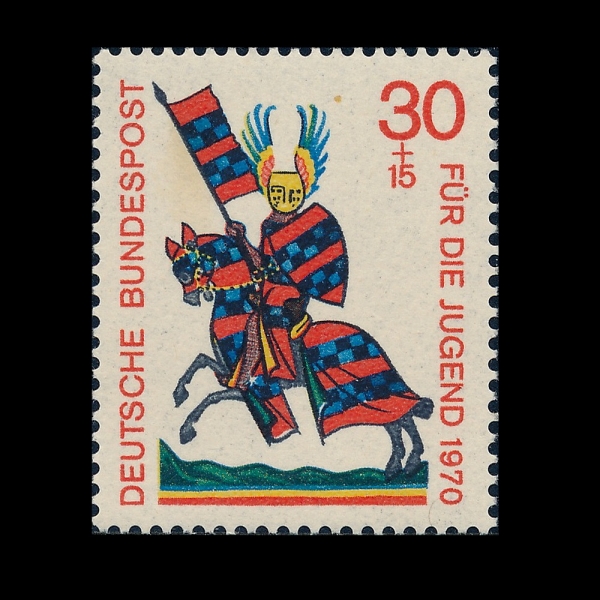 GERMANY(����)-#B457-30+15pf-WALTHER VON METZ(���� �� ��ü)-1970.2.5��