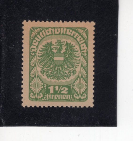 AUSTRIA(����Ʈ����)-#241-1 1/2k-COAT OF ARMS(����Ʈ���� ��ȭ�� ����)-1921��