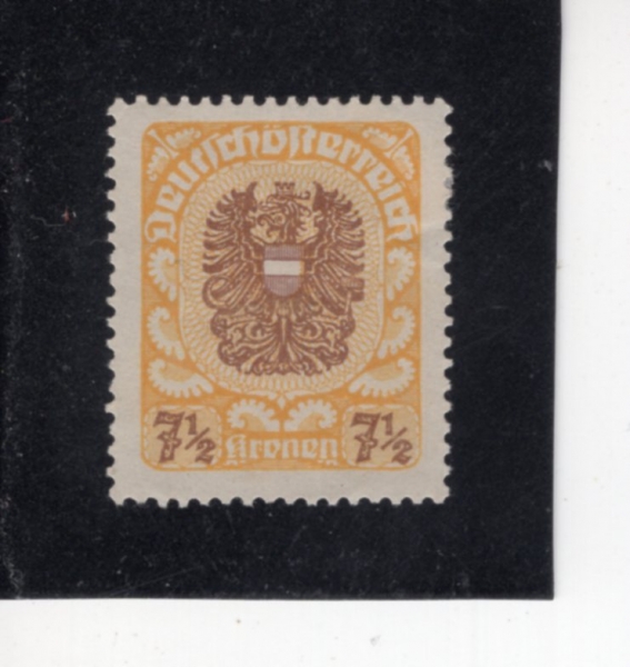 AUSTRIA(����Ʈ����)-#246-7 1/2k-COAT OF ARMS(����Ʈ���� ��ȭ�� ����)-1921��