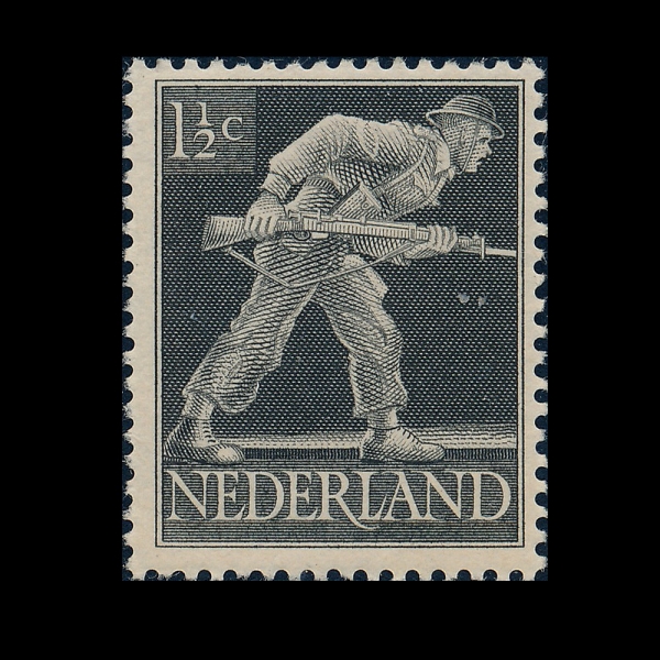 NETHERLANDS(�״�����)-#262-1 1/2c-SOLDIER(����)-1944��