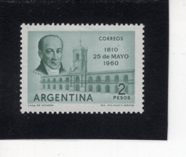 ARGENTINA(�Ƹ���Ƽ��)-#714-2p-JUAN JOSE PASO(�ľ� ȣ�� �ļ�)-1960.5.28��