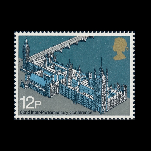 GREAT BRITAIN(����)-#753-12p-PARLIAMENT(��ȸ �ǻ��)-1975.9.3��