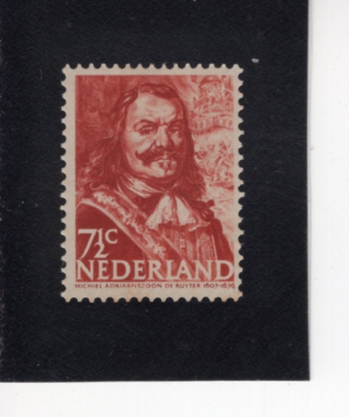 NETHERLANDS(�״�����)-#252-7 1/2c-ADMIRAL M. A. DE RUYTER(���� �� ������)-1943��