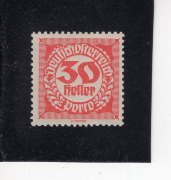AUSTRIA(����Ʈ����)-#J80-30h-NUMBER AND POSTAGE DUE STAMPS(����, ���� ��� �̳�)-1920��