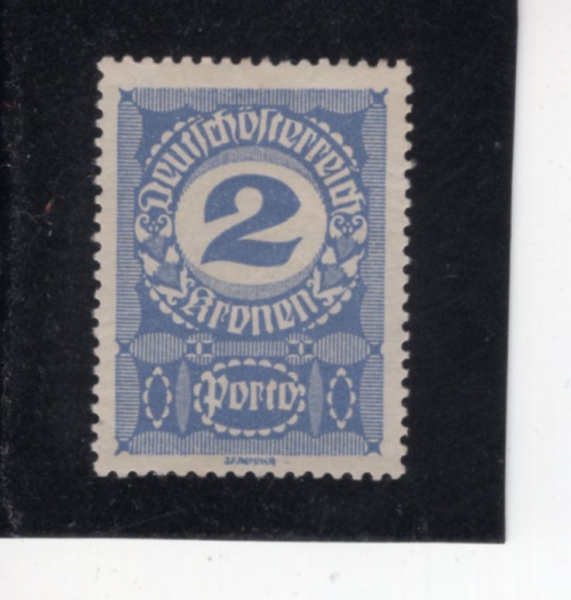 AUSTRIA(����Ʈ����)-#J86-2k-NUMBER AND POSTAGE DUE STAMPS(����, ���� ��� �̳�)-1921��