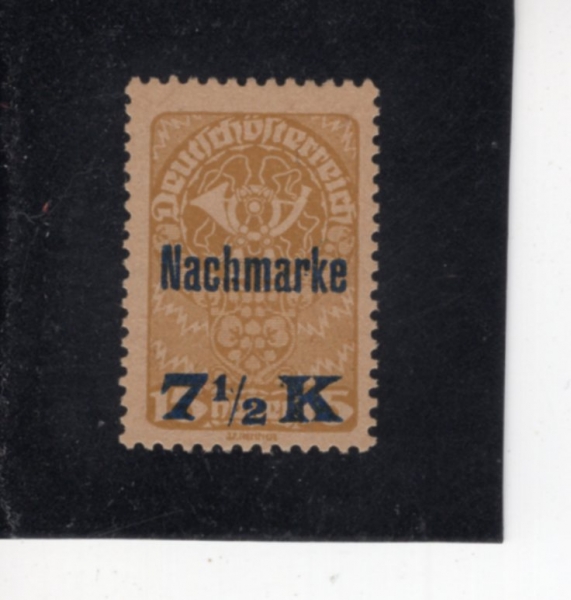 AUSTRIA(����Ʈ����)-#J102-7 1/2k on 15h-POST HORN(����Ʈ ȥ)-1921.12��