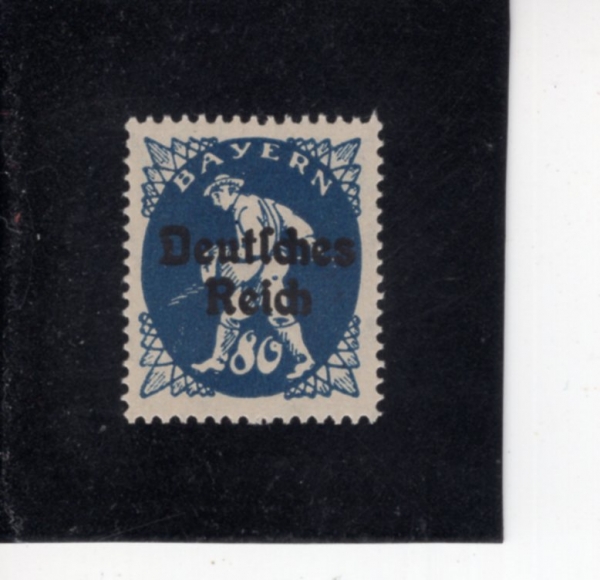 GERMAN STATES-BAVARIA(���̿���)-#265-80pf-SOWER(�� �Ѹ��� ���)-1920��