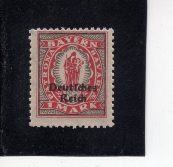 GERMAN STATES-BAVARIA(���̿���)-#266-1m-MADONNA AND CHILD(�����ڿ� �Ʊ� ����)-1920��