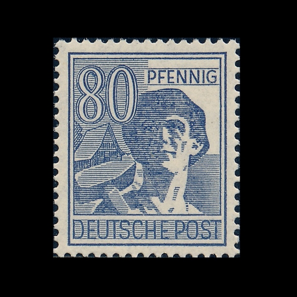 GERMANY(����)-#572-80pf-LABORER(�뵿��)-1947��