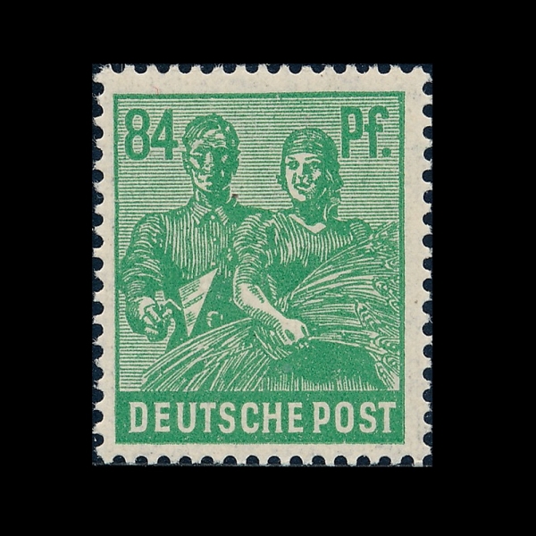 GERMANY(����)-#573-84pf-REAPING WHEAT(�� ��Ȯ)-1947��