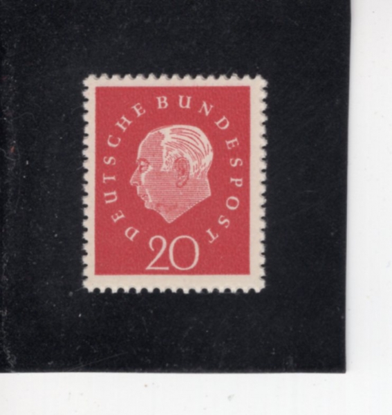 GERMANY(����)-#795-20pf-PRES. THEODOR HEUSE(�׿����� ȣ�̽�)-1959��