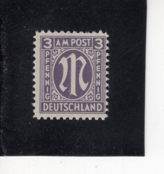 GERMAN OCCUPATION STAMPS(������)-#3N2-3pf-THE ALLIED MILITARY GOVERNMENT OF THE U. S. AND GREAT BRITAIN(�̱������� ������ ���� ��ǥ)-1945��