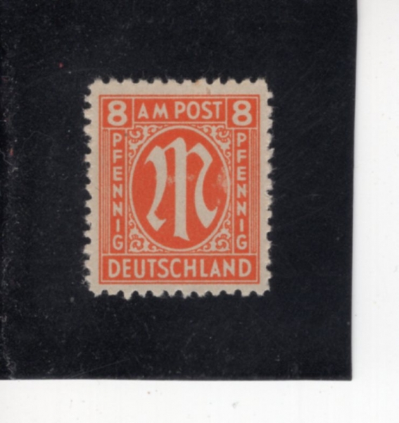 GERMAN OCCUPATION STAMPS(������)-#3N6-8pf-THE ALLIED MILITARY GOVERNMENT OF THE U. S. AND GREAT BRITAIN(�̱������� ������ ���� ��ǥ)-1945��