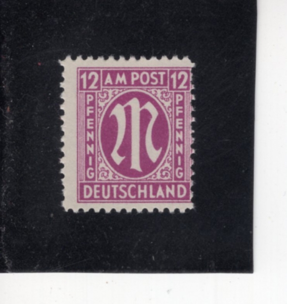 GERMAN OCCUPATION STAMPS(������)-#3N8-12pf-THE ALLIED MILITARY GOVERNMENT OF THE U. S. AND GREAT BRITAIN(�̱������� ������ ���� ��ǥ)-1945��