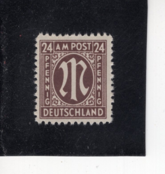 GERMAN OCCUPATION STAMPS(������)-#3N12-24pf-THE ALLIED MILITARY GOVERNMENT OF THE U. S. AND GREAT BRITAIN(�̱������� ������ ���� ��ǥ)-1945��