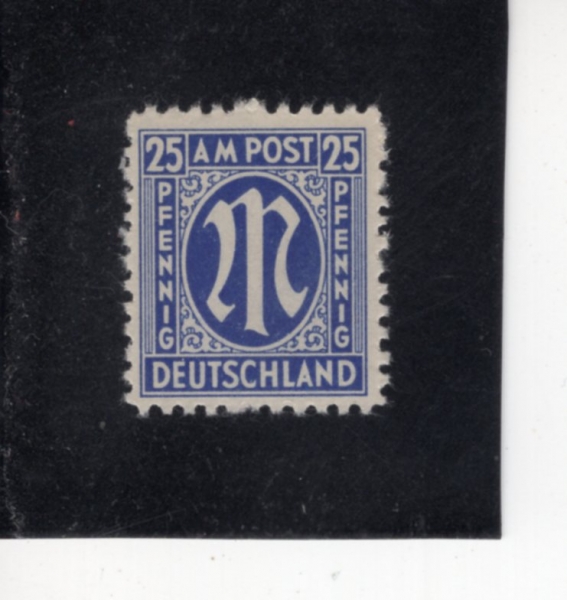 GERMAN OCCUPATION STAMPS(������)-#3N13-25pf-THE ALLIED MILITARY GOVERNMENT OF THE U. S. AND GREAT BRITAIN(�̱������� ������ ���� ��ǥ)-1945��