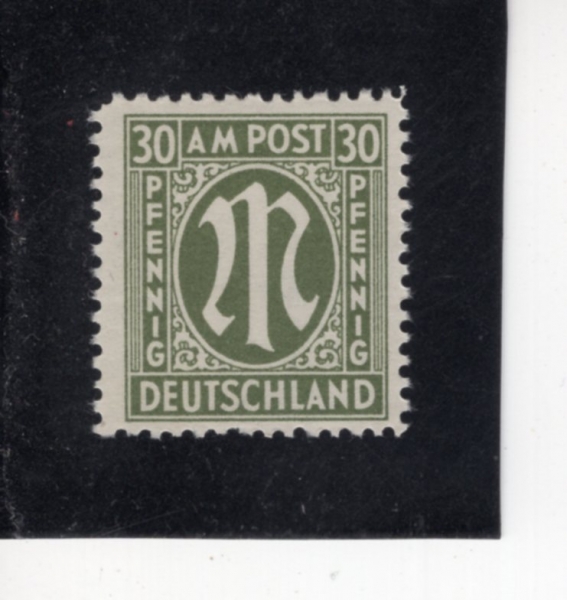 GERMAN OCCUPATION STAMPS(������)-#3N14-30pf-THE ALLIED MILITARY GOVERNMENT OF THE U. S. AND GREAT BRITAIN(�̱������� ������ ���� ��ǥ)-1945��