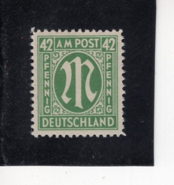 GERMAN OCCUPATION STAMPS(������)-#3N16-42pf-THE ALLIED MILITARY GOVERNMENT OF THE U. S. AND GREAT BRITAIN(�̱������� ������ ���� ��ǥ)-1945��