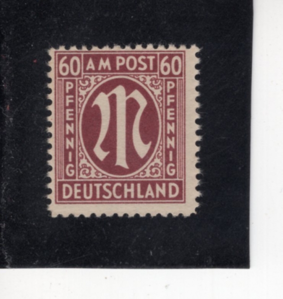 GERMAN OCCUPATION STAMPS(������)-#3N18-60pf-THE ALLIED MILITARY GOVERNMENT OF THE U. S. AND GREAT BRITAIN(�̱������� ������ ���� ��ǥ)-1945��