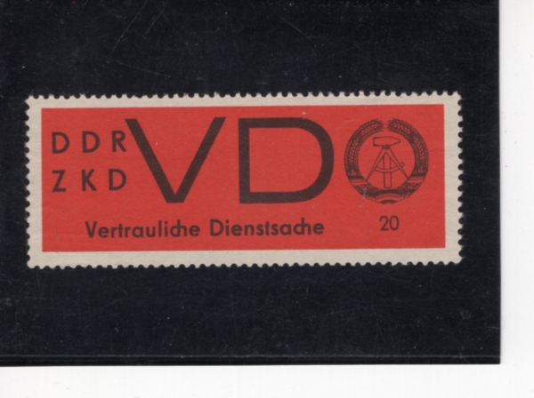 GERMAN DEMOCRATIC REPUBLIC(����)-#B8714-20pf-ARMS OF REPUBLIC AND ZKD(���� ����, �߾ӿ���������)-1965��