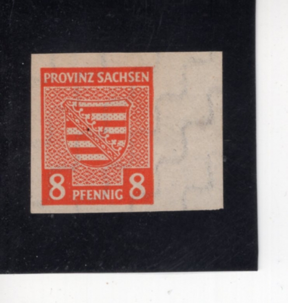 GERMAN DEMOCRATIC REPUBLIC(����)-#13N5a-8pf-COAT OF ARMS OF SAXONY PROVINCE(���� ������ �ۼ��� ����)-1945.12��