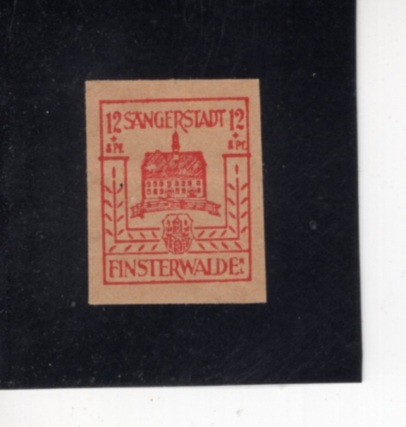 GERMANY-FINSTERWALDE(����-�ɽ��͹ߵ�)-#LOCAL-12pf-FINSTERWALDE CITY HALL(�ɽ��͹ߵ� ��û��)-1945��
