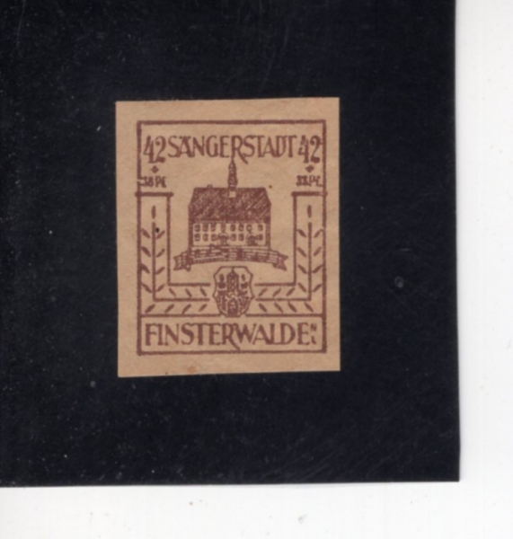 GERMANY-FINSTERWALDE(����-�ɽ��͹ߵ�)-#LOCAL-42pf-FINSTERWALDE CITY HALL(�ɽ��͹ߵ� ��û��)-1945��