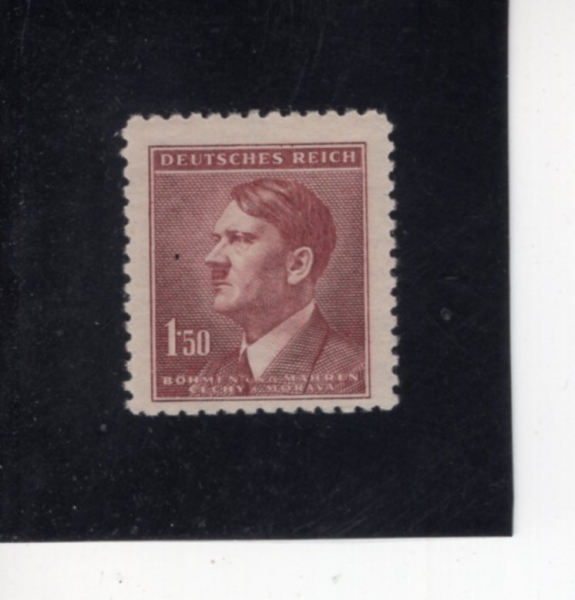 CZECHOSLOVAKIA-BOHEMIA AND MORAVIA(����̾ƿ� ����� ��ȣ��)-#70-1.50k-ADOLF HITLER(�Ƶ��� ��Ʋ��)-1942��